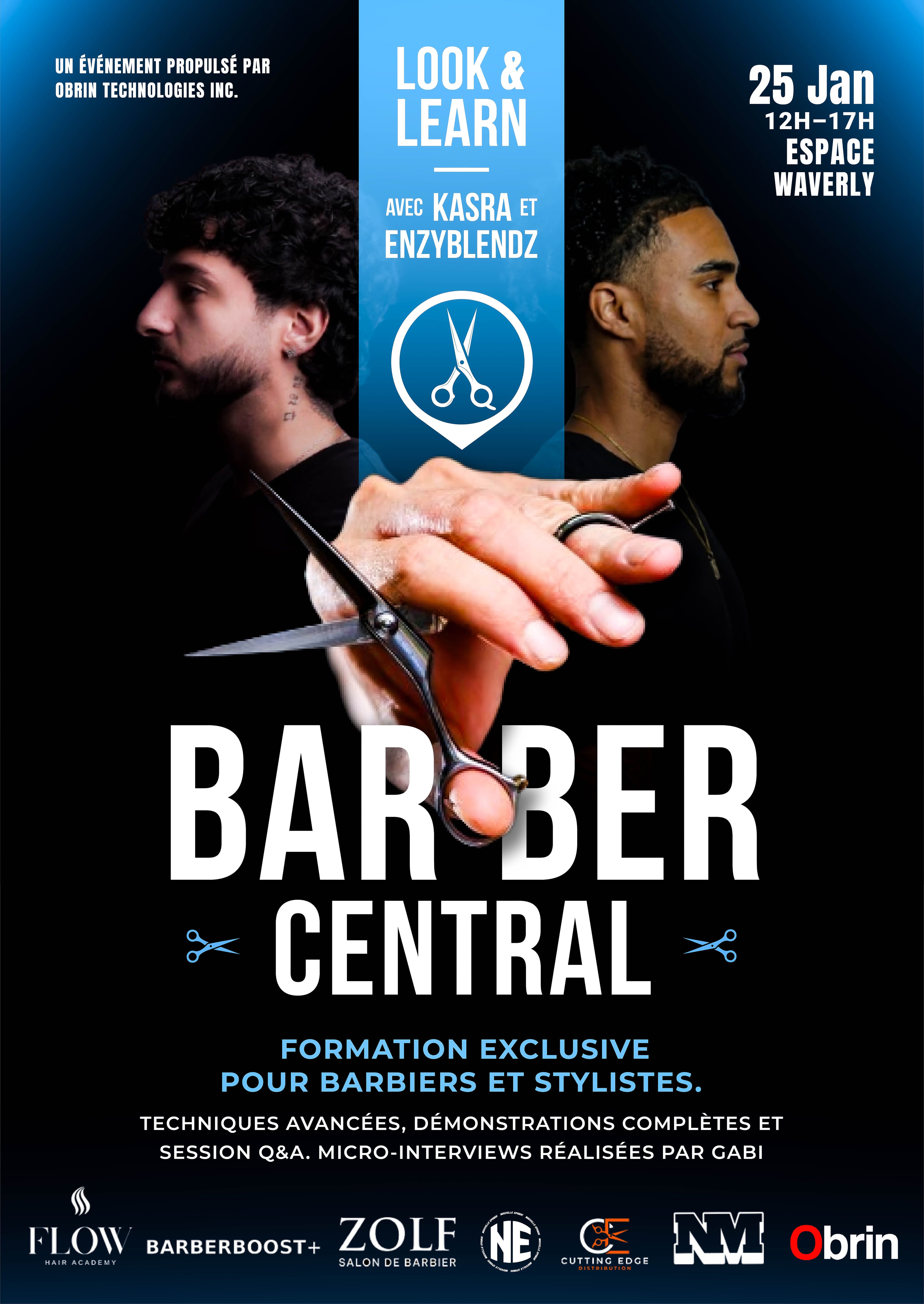 Barber Central Look and Learn with Kasra & Enzy - Jan 25th