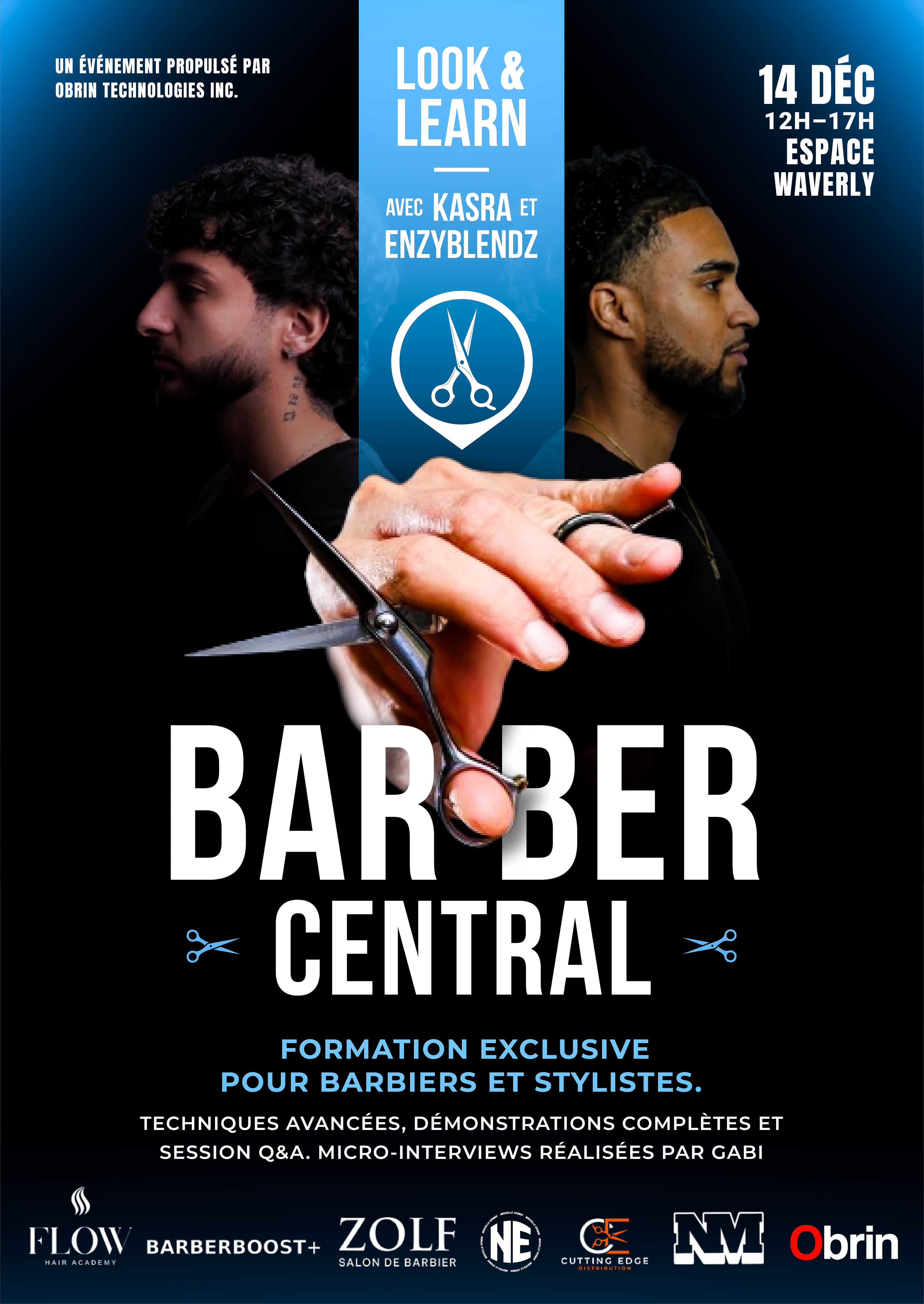 Barber Central Look and Learn with Kasra & Enzy - Dec 14th